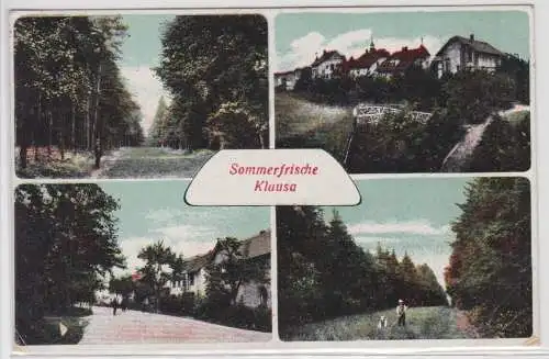 81844 Mehrbild AK Sommerfrische Klausa - Ortsansichten 1936