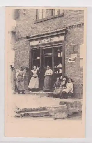 907683 Foto Ak Ahlsdorf Kolonialwarenladen von Albert Suder um 1920