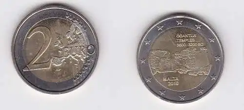 2 Euro Gedenkmünze Malta 2016 -Ggantija Tempel Stgl. (166730)