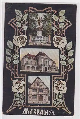 908108 Jugendstil Ak Marbach a.N. 1906