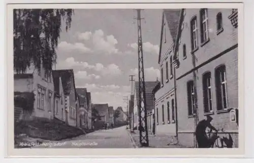 904887 Ak Kreisfeld Hergisdorf Hauptstrasse um 1940