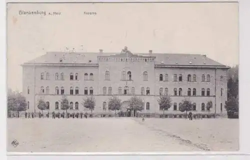 95026 Ak Blankenburg am Harz Kaserne 1910