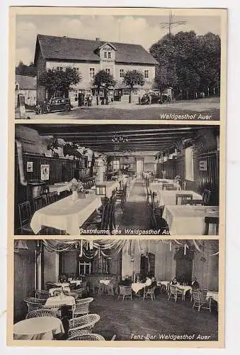 14552 Mehrbild Ak Moritzburg Waldgasthof Auer 1938