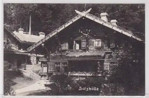 03664 Ak Balzhütte bei Dittersbach Böhmische Schweiz 1931