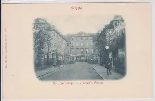 903013 Ak Leipzig Dorotheenstraße Reichelts Gartenum 1900