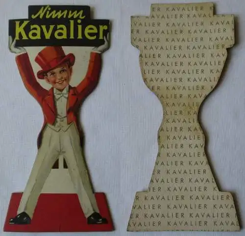 DDR Reklame Pappschild Nimm Kavalier Schuhcreme (135047)