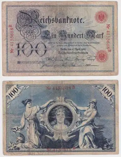 100 Mark Reichsbanknote Deutsches Reich 17.April 1903 (159336)