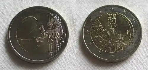 2 Euro Bi-Metall Münze Estland 2019 Liederfestival (159739)