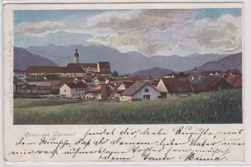 901706 Ak Gruss aus Murnau - Totalansicht 1901