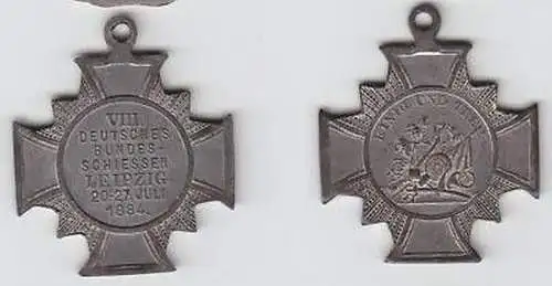 seltenes Kreuz Deutsches Bundesschießen Leipzig 1884