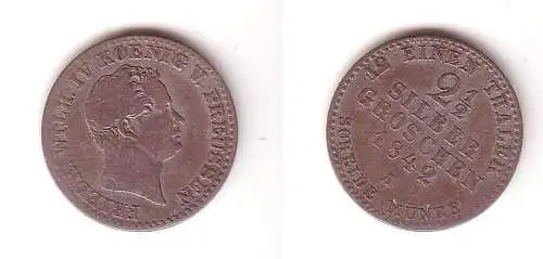 2 1/2 Silbergroschen Preussen 1842 A