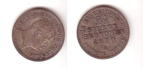 2 1/2 Silbergroschen Preussen 1870 A