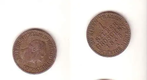 1 Silbergroschen Preussen 1855 A ss