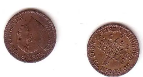 1 Silbergroschen Preussen 1870 A ss