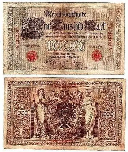 1000 Mark Banknote 1906 Ro. 26 (4188)