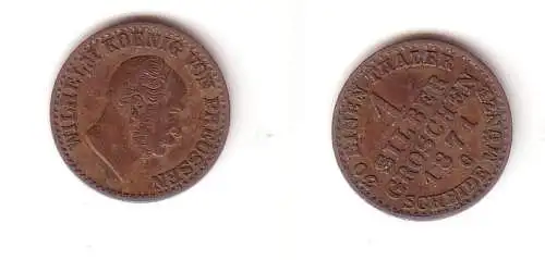 1 Silbergroschen Preussen 1871 C ss