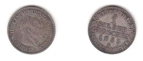 1 Silbergroschen Preussen 1855 A