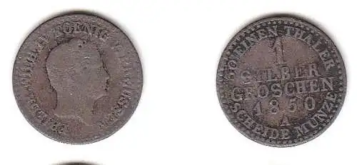 1 Silbergroschen Preussen 1850 A s