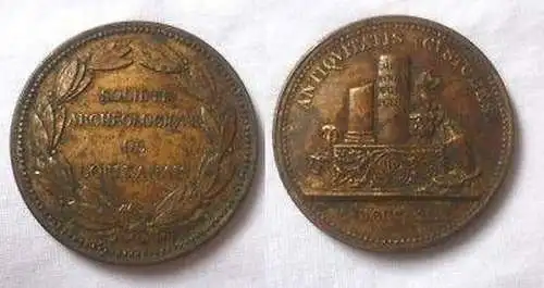 Medaille Societe Archeologique de L`Orleanais 1849