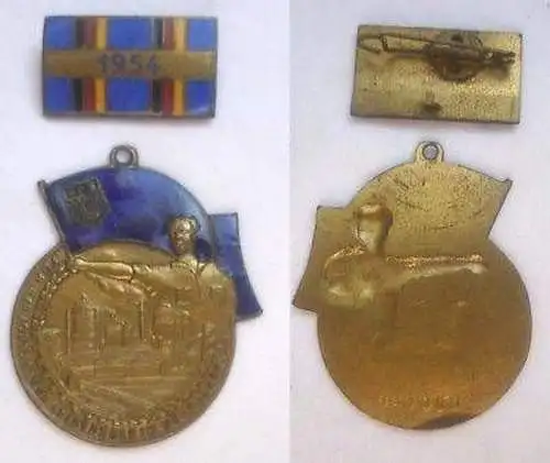 DDR Medaille für Leistungen im 5 Jahrplan 1954
