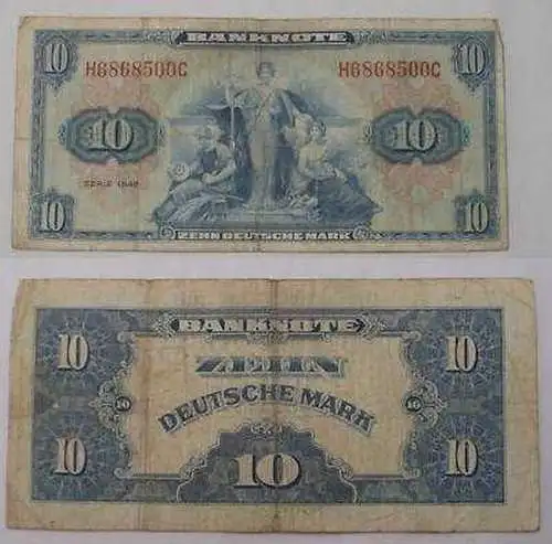 Banknote 10 Mark Bank deutscher Länder 1948