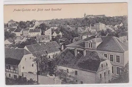 908027 Ak Nieder-Gorbitz mit Blick nach Rossthal 1919