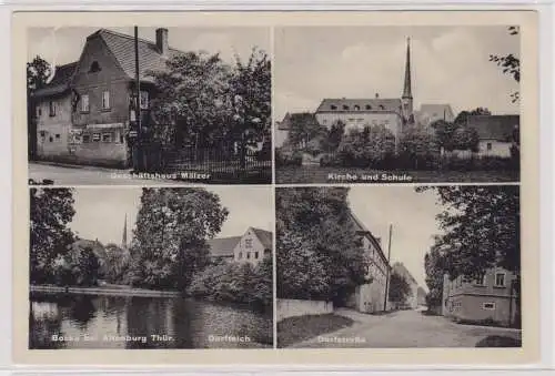 99426 Mehrbild Ak Bocka bei Altenburg in Thüringen Ortsansichten um 1940