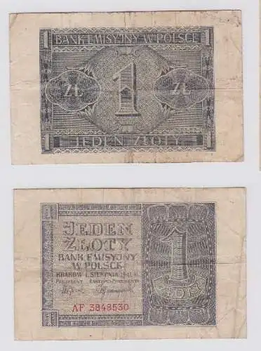 1 Zloty Banknote Polen 1941 (117851)