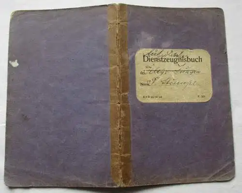 Dienstzeugnisbuch Hamburg-Amerika-Linie MS Milwaukee Madgalena 1930 (113356)