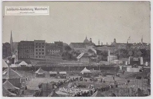 902290 Ak Mannheim Jubiläums-Ausstellung Abessinierdorf 1907