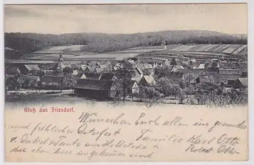 14471 Ak Gruß aus Friesdorf - Einheitsgemeinde Stadt Mansfeld 1908