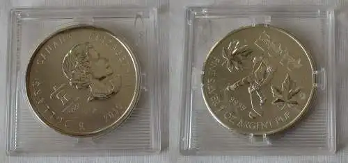 5 Dollar Silber Münze Canada Kanada Olympiade Vancouver 2010 (144765)