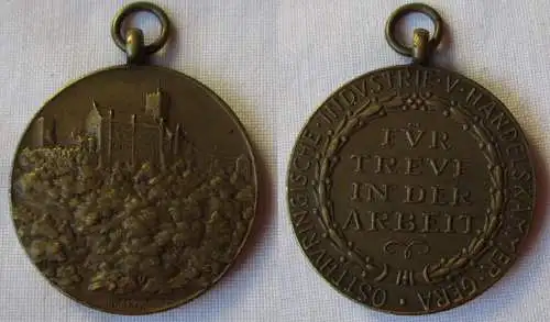 Medaille Ostthüring. Industrie-& Handelskammer Gera Treue i.d. Arbeit (157561)