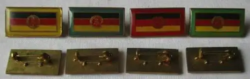 4x DDR Erkennungsabzeichen Fahne der DDR NVA MfS MdI (132528)