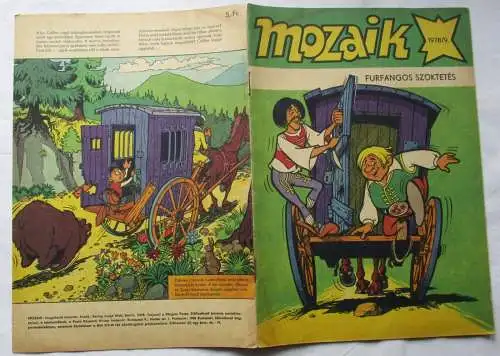 MOZAIK Mosaik Abrafaxe 1978/9 EXPORT UNGARN "FURFANGOS SZÖKTETÈS" RAR (111146)