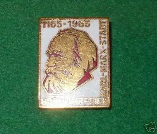 DDR Abzeichen 800 Jahrfeier Karl Marx Stadt 1965