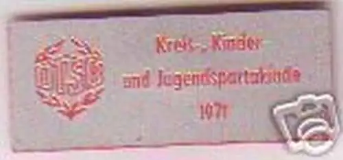 DDR Abzeichen DTSB Jugendspartakiade 1971