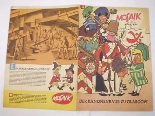 Mosaik von Hannes Hegen Digedags Nummer 69 von 1962 u