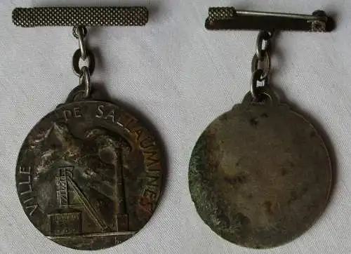 Medaille Ville de Sallaumines - Taube über Kraftwerk (128208)