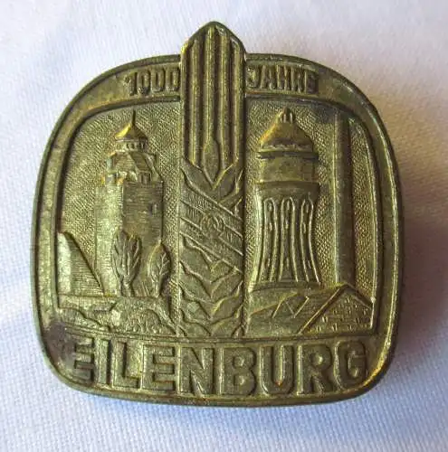 seltenes DDR Abzeichen 1000 Jahre Eilenburg goldfarben (126170)