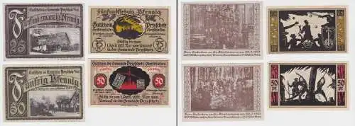 25 - 75 Pfennig Banknote Notgeld Gemeinde Przyschetz Przysiecz 1921 (137893)