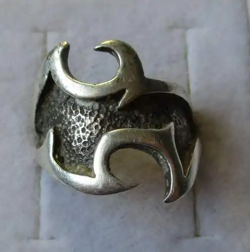 ausgefallener 825er Silber Damen Ring mit Tribal Verzierung (101354)