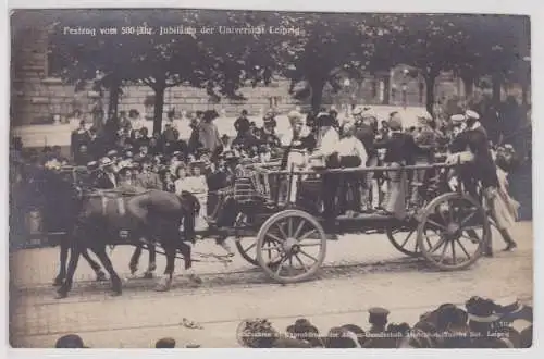 28802 Foto Ak Leipzig 500jährige Jubiläum der Universität 1909 Nr.103