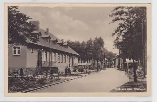 16456 Ak Gruß aus dem Tiborlager bei Schwiebus im Oder-Warthe-Bogen Świebodzin