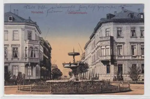 94681 Ak Neuwied Landgerichtsplatz 1921