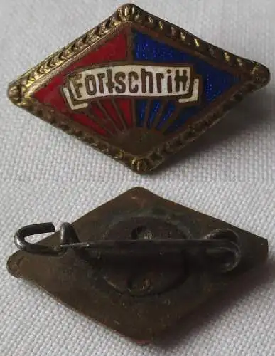 emaillierte DDR Sport Anstecknadel Sportvereinigung SV Fortschritt (163130)