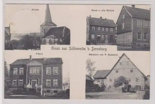 900051 Mehrbild Ak Gruß aus Schlewecke bei Derneburg Bäckerei usw. 1910