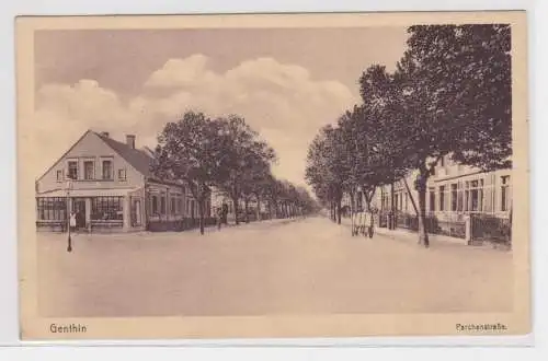 62232 Ak Genthin Parchenstraße um 1920