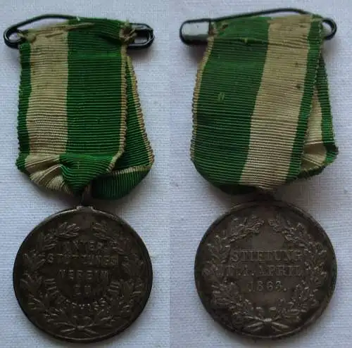 seltene Medaille Unterstützungsverein zu Niederhasslau gegr. 1863 (151430)