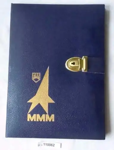 rares Etui mit 7 x DDR Medaillen Messe der Meister von Morgen Leipzig (110062)